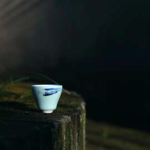 【器】只为成全一杯完美的茶汤 课植窑·水墨青花主人杯（景德镇） 商品图9