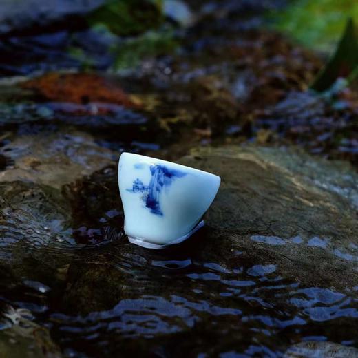 【器】只为成全一杯完美的茶汤 课植窑·水墨青花主人杯（景德镇） 商品图2