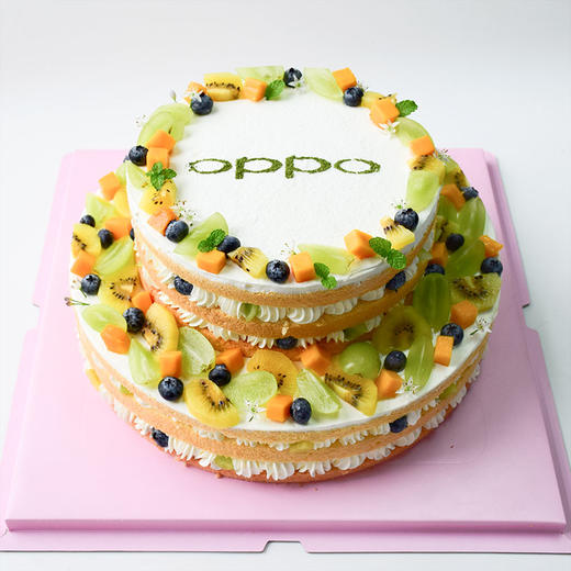 企业LOGO定制蛋糕（双层） 商品图1