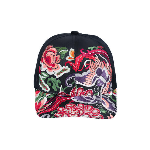 醉花阴绣花鸭舌帽 | 现货加急发 | 杨老师同款 | 黑色 红色 商品图6