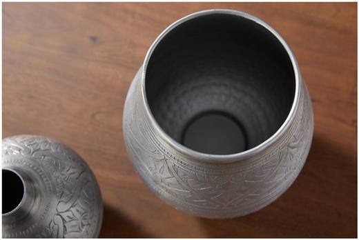 NS家居nsfurniture进口金属花瓶NSDE-136225*Pewter 商品图1