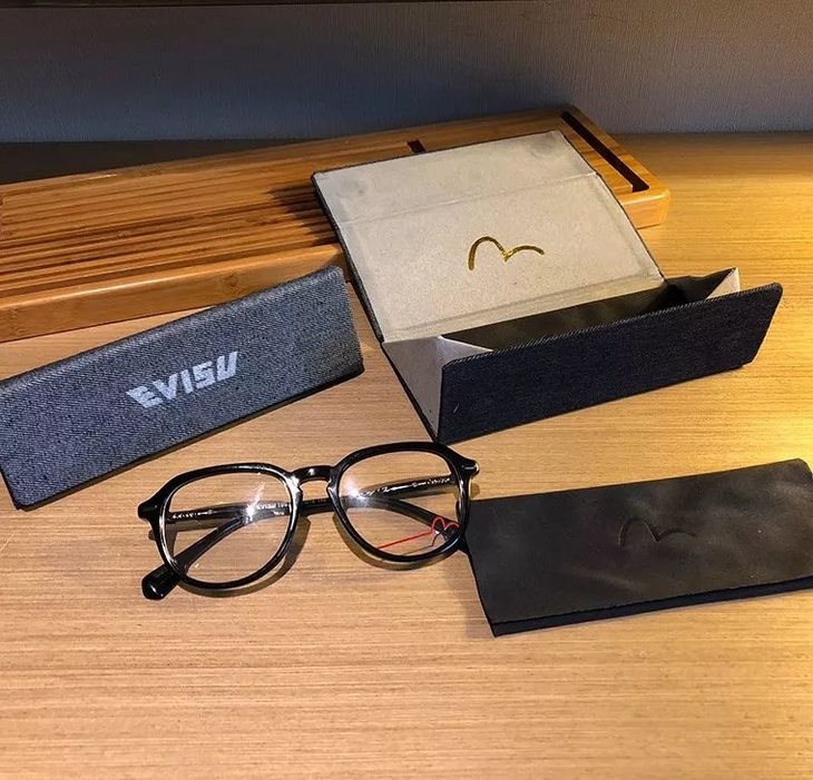 殿堂级潮牌evisu福神情侣款复古全框板材眼镜/游走于潮流先锋的秘密