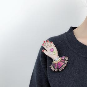 北京仓｜Celeste Mogador-Hand-偷心 胸针［法国设计师 ］