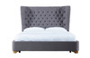 NS家居nsfurniture软包拉点铆钉双人床(灰色)NSBD-7020B-153*203*BEN-STONE 商品缩略图0