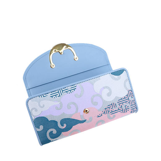 SAINTJOY/上久楷宋锦女式手包 粉绿零度空间 BWW18B0601 商品图4