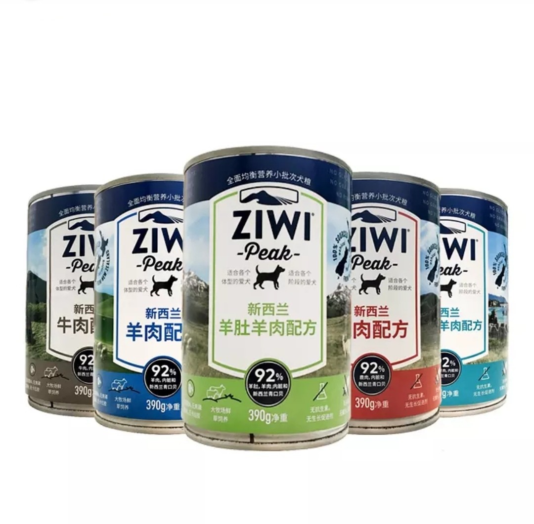 巅峰 狗罐混合口味 390g×6罐 (鹿肉除外)