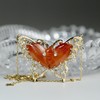 清代红玛瑙蝴蝶“彩衣”项链 商品缩略图0