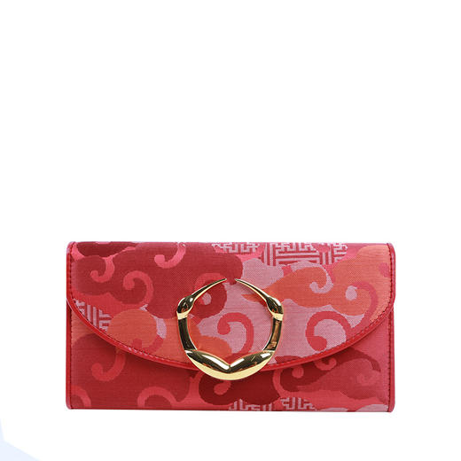 SAINTJOY/上久楷 宋锦女式手包 红色零度空间 BWW18B0601 商品图0