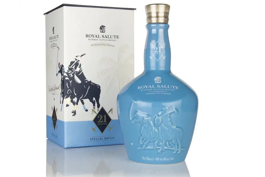 皇家礼炮21年沙滩马球限量版威士忌 18年版