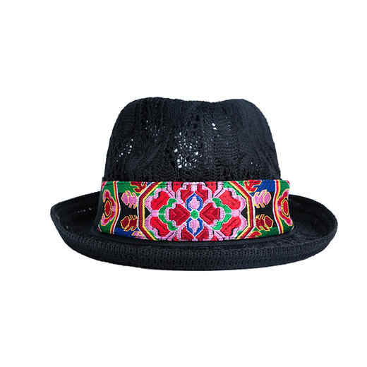 青雀冠绣花礼帽 | 杨丽萍老师同款 | 双色可选| 现货加急发  商品图4