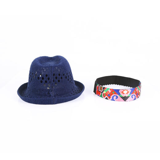 青雀冠绣花礼帽 | 杨丽萍老师同款 | 双色可选| 现货加急发  商品图9