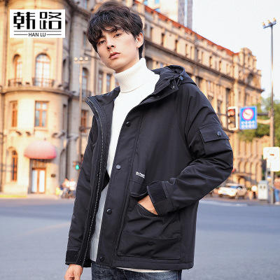 【棉服男】韩路休闲男装 冬季外套机能棉衣男士连帽工装多口袋加厚棉服 商品图2