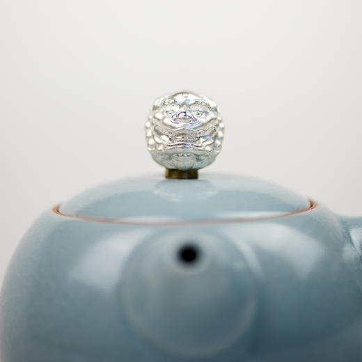 【采购专享】汝窑狮球壶套装 一壶四杯 商品图1