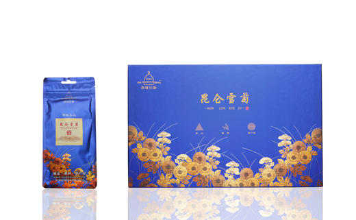 昆仑雪菊蓝色礼盒 90g/盒 商品图3