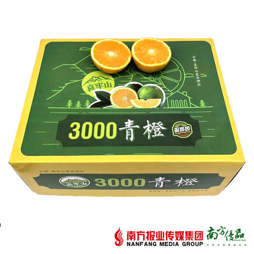 【软嫩多汁】盈香园3000青橙 果径约65mm  约10斤/箱 商品图3