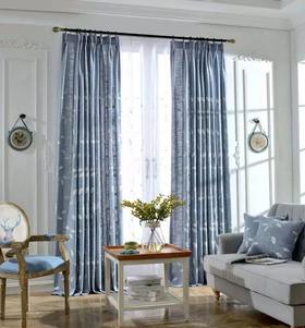图案窗帘、纯色窗帘怎么搭配更好看？