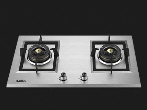 中燃宝q901g不锈钢双嵌灶