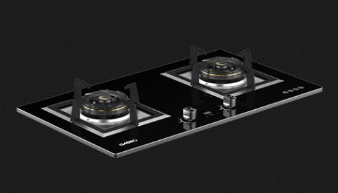 中燃宝02q901bd钢化玻璃双嵌灶
