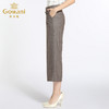 乔万尼冬季裤子时尚复古休闲高腰宽松直筒九分阔腿裤女厚EB4F057 商品缩略图2