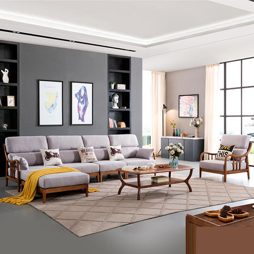 华戴北欧家具套装组合大小户型客厅现代简约沙发1801