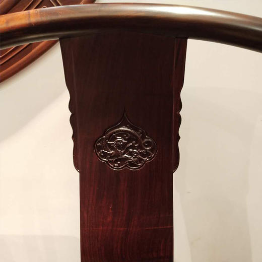 红酸枝素圈椅河北邵氏红木