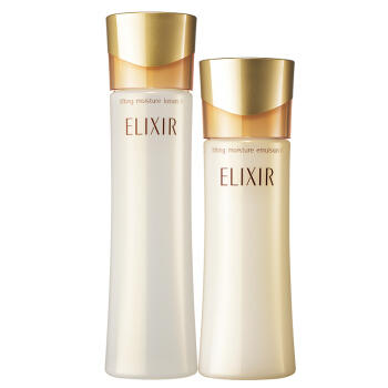 日本资生堂怡丽丝尔（ELIXIR）优悦活颜水乳2号套装滋润型（水170ml+乳130ml）（新旧包装随机发货）【香港直邮】 商品图0