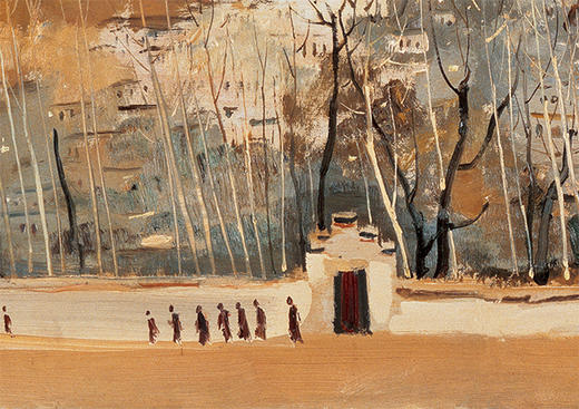 吴冠中|《扎什伦布寺》——综合版（油画） 商品图2