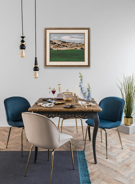 吴冠中|《落户草原》——综合版（油画） 商品图3