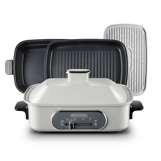 摩飞电器多功能锅料理锅 电烧烤锅 电火锅 蒸锅 家用电烤锅MR9088 商品图3