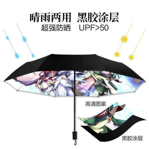 【包邮】灵剑款晴雨伞 55cm*8k 从前有座灵剑山 腾讯动漫官方 商品图3