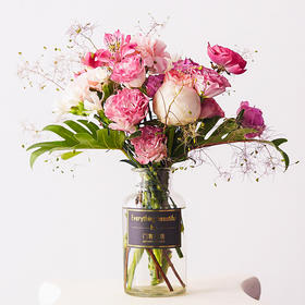 鲜花包月每周一花混搭花束精致优雅系列居家办公插花包邮