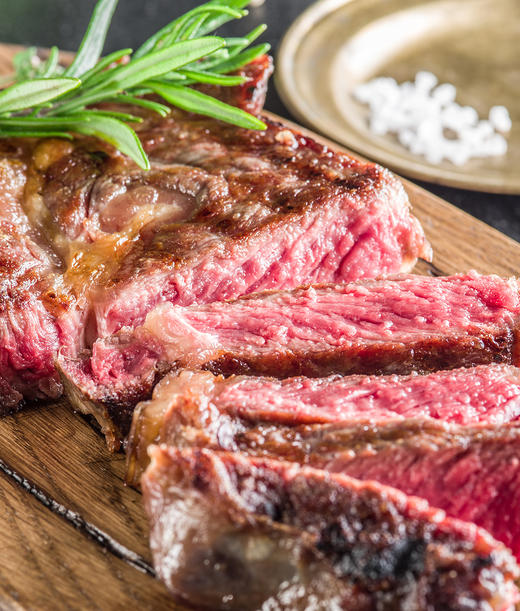 阿根廷进口原切上脑牛排6片装单片约160g片