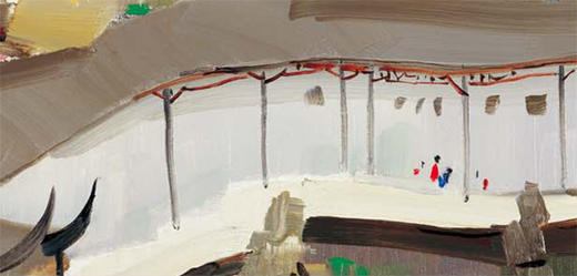 吴冠中|《苏州拙政园》——综合版（油画） 商品图3