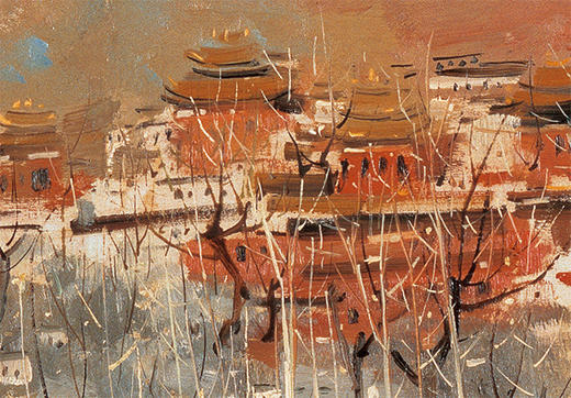 吴冠中|《扎什伦布寺》——综合版（油画） 商品图3