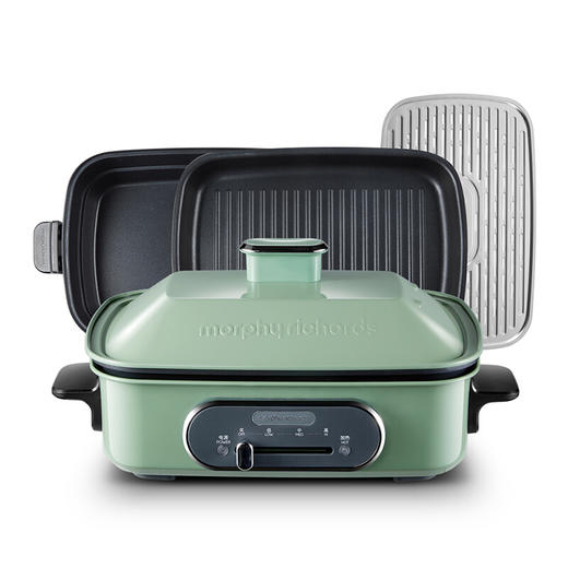 摩飞电器多功能锅料理锅 电烧烤锅 电火锅 蒸锅 家用电烤锅MR9088 商品图0