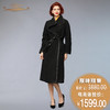 【特惠】YIQU | “冬日风姿”高级毛料大衣（素黑）P 商品缩略图0