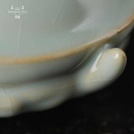 问鼎汝瓷天青将军龟茶宠(缺货) 商品图3