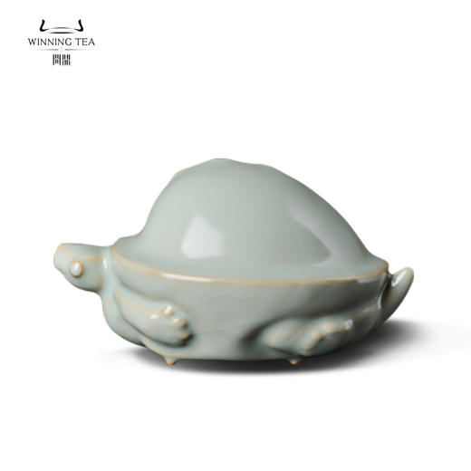 问鼎汝瓷天青将军龟茶宠(缺货) 商品图4