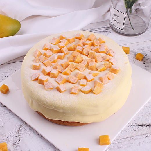 芒果爆浆蛋糕企石黄江大朗2磅免费送货上门