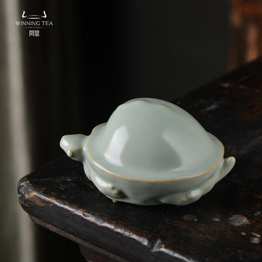 问鼎汝瓷天青将军龟茶宠(缺货) 商品图0