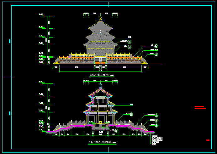 天坛模型制作过程图纸图片