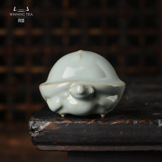 问鼎汝瓷天青将军龟茶宠(缺货) 商品图1