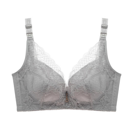 【孕味秒杀专属】「呵护孕哺防下垂」哺乳文胸无钢圈调整型喂奶浦乳孕期大码罩杯聚拢母乳上开扣 商品图3