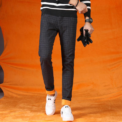 【服饰鞋包】冬季新品男装加绒加厚长裤 商务男士中年休闲长裤 商品图2