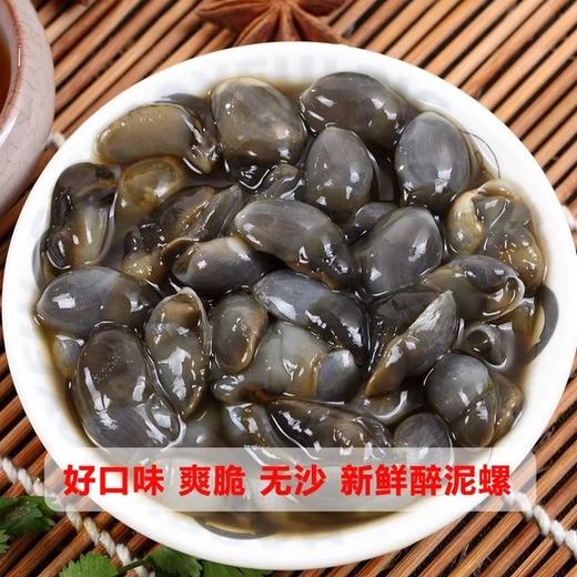 好吃的醉泥螺黄泥螺无沙极脆个大温州海鲜特产240克 商品图2