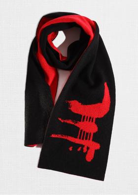 阿呆艺术系列之 "一呆当下" 羊绒披肩围巾 SJF15P753N