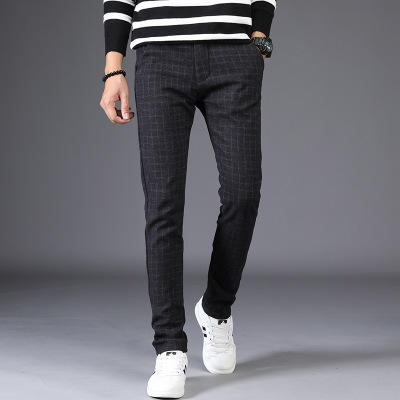 【服饰鞋包】冬季新品男装加绒加厚长裤 商务男士中年休闲长裤 商品图3