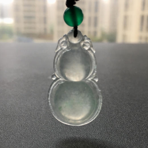 冰种飘阳绿翡翠大葫芦 商品图8
