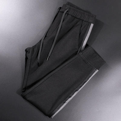 【服饰鞋包】冬季新款原创男装休闲裤男加绒加厚男裤修身束脚 商品图5