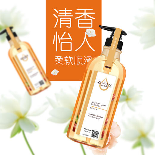 【香氛款洗护套装】卓蓝雅摩洛哥油香氛洗发水护发素套装200ml*2/600ml*2  控油/去屑/修护 商品图4